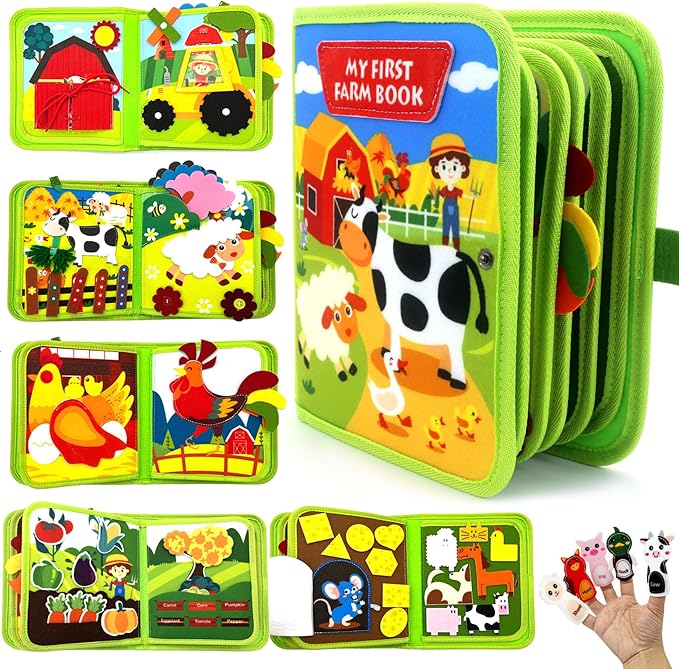 Interactive Farm Stories Book for Kids with Colorful Illustrations | Engaging Learning Adventure for Early Development 6