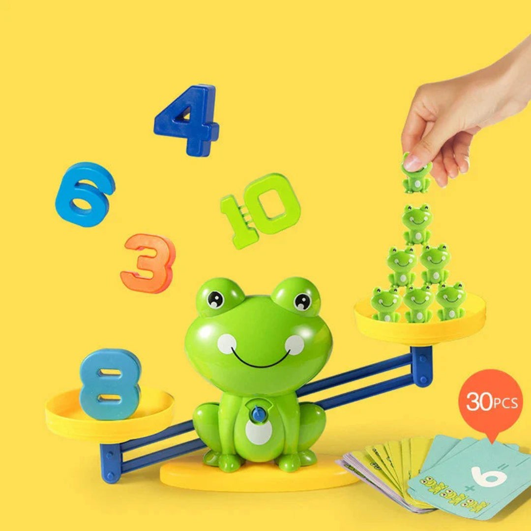 Zählender Froschspielzeug: Lustiges Lernwerkzeug für Zahlen und mathematische Fähigkeiten