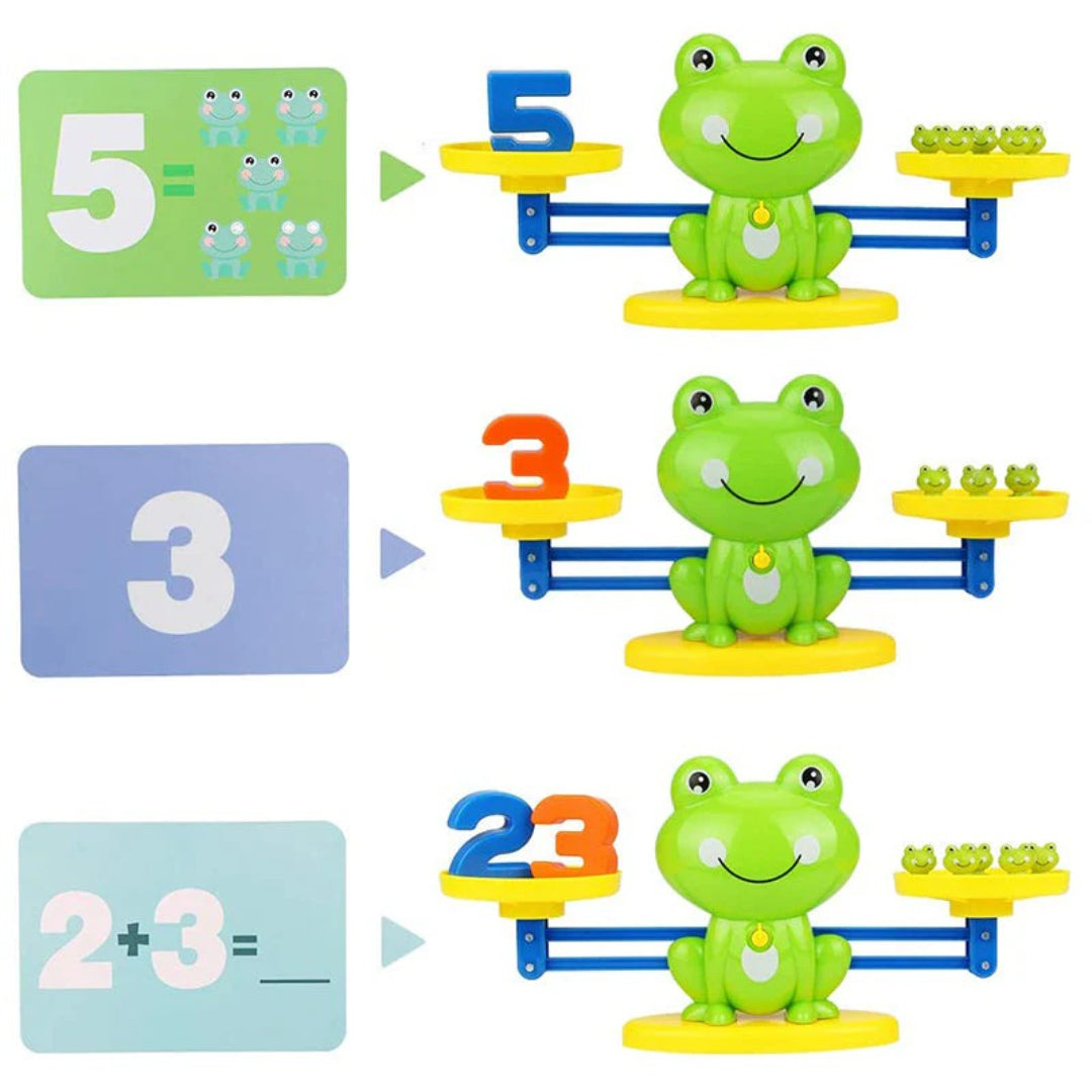 Zählender Froschspielzeug: Lustiges Lernwerkzeug für Zahlen und mathematische Fähigkeiten