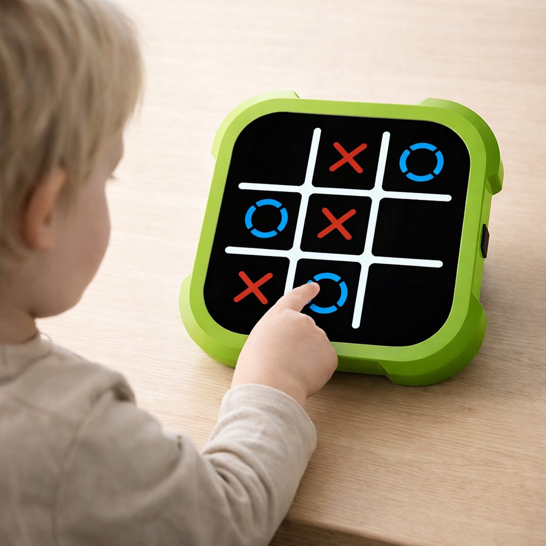 Tragbares Elektronisches Tic Tac Toe Spiel – Lustige Logik-Herausforderung für Kinder