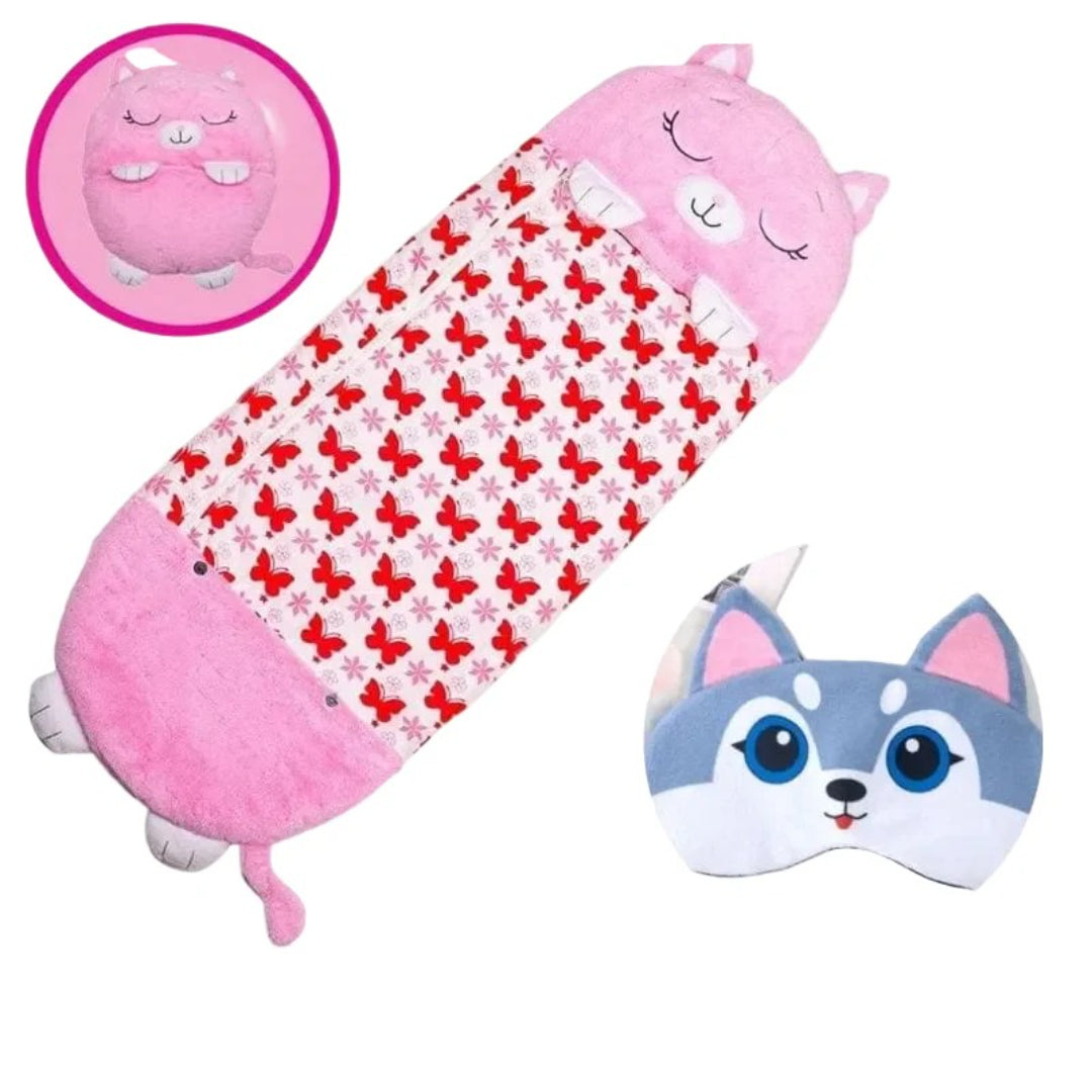 Kinder-Schlafsack mit Tiermotiven