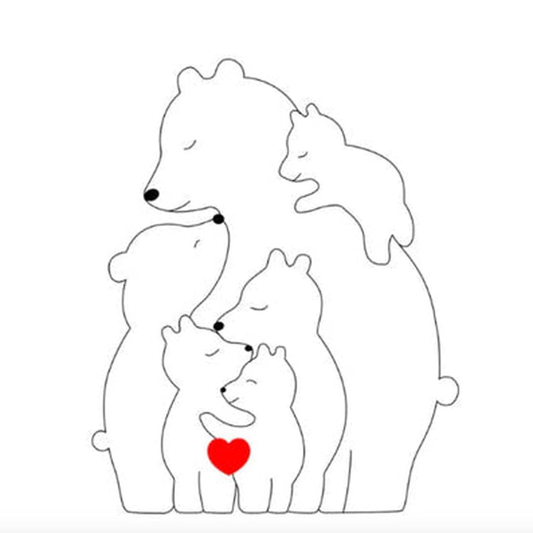 Anpassbare Bärenfamilie – Ein einzigartiges Geschenk für Ihre Liebsten