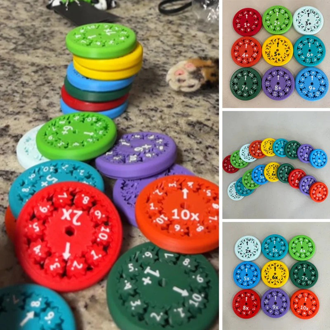 Zählspinner-Set - Bildungs-Spielzeug für Mathematik