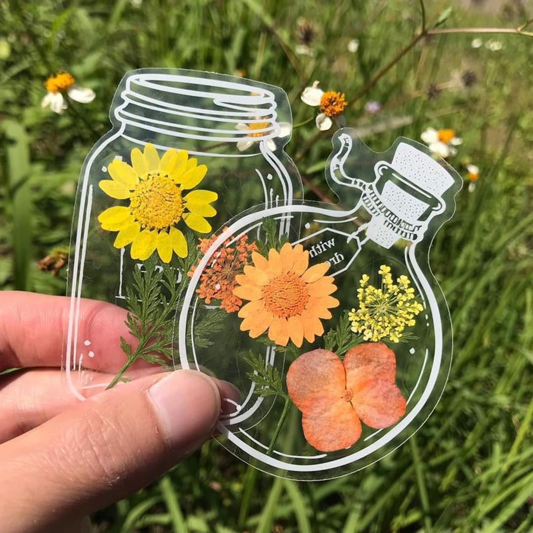 DIY Lesezeichen-Set mit gepressten Blumen - 30-teilige Kollektion