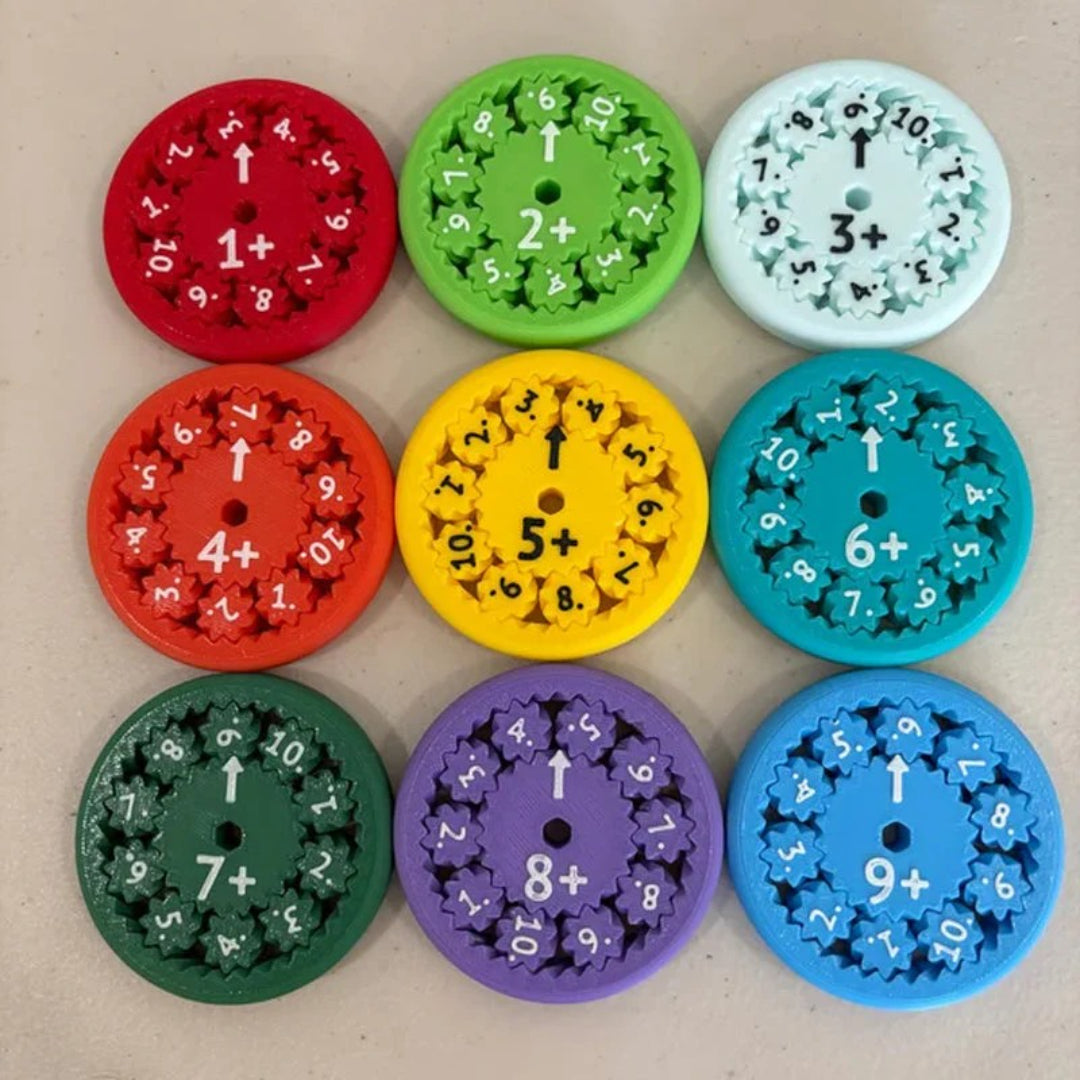 Zählspinner-Set - Bildungs-Spielzeug für Mathematik