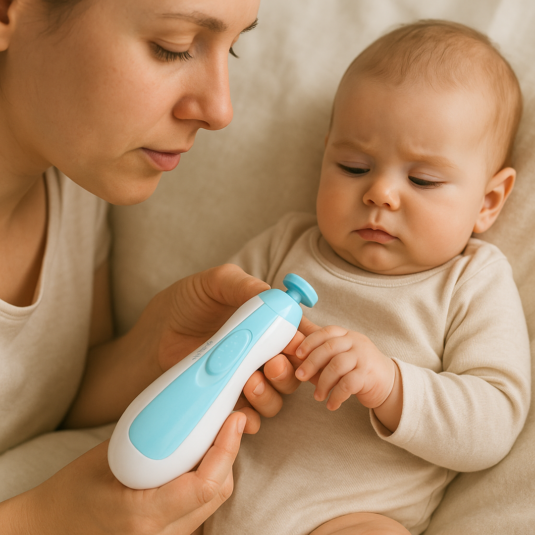 Sanfe und sichere Nagelfeile für Säuglinge