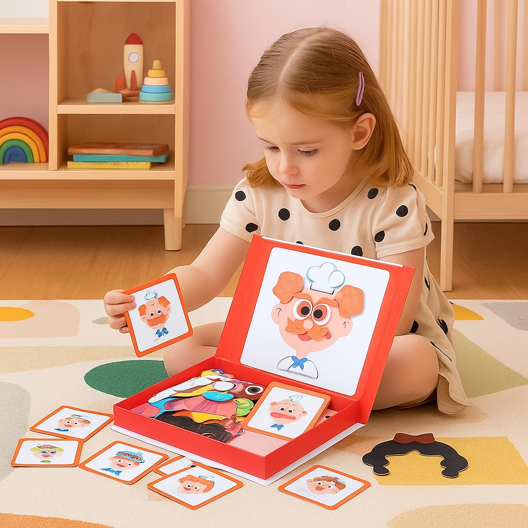 Gesichtsausdruck-Puzzle für Kinder – Lustiges und lehrreiches Spielzeug