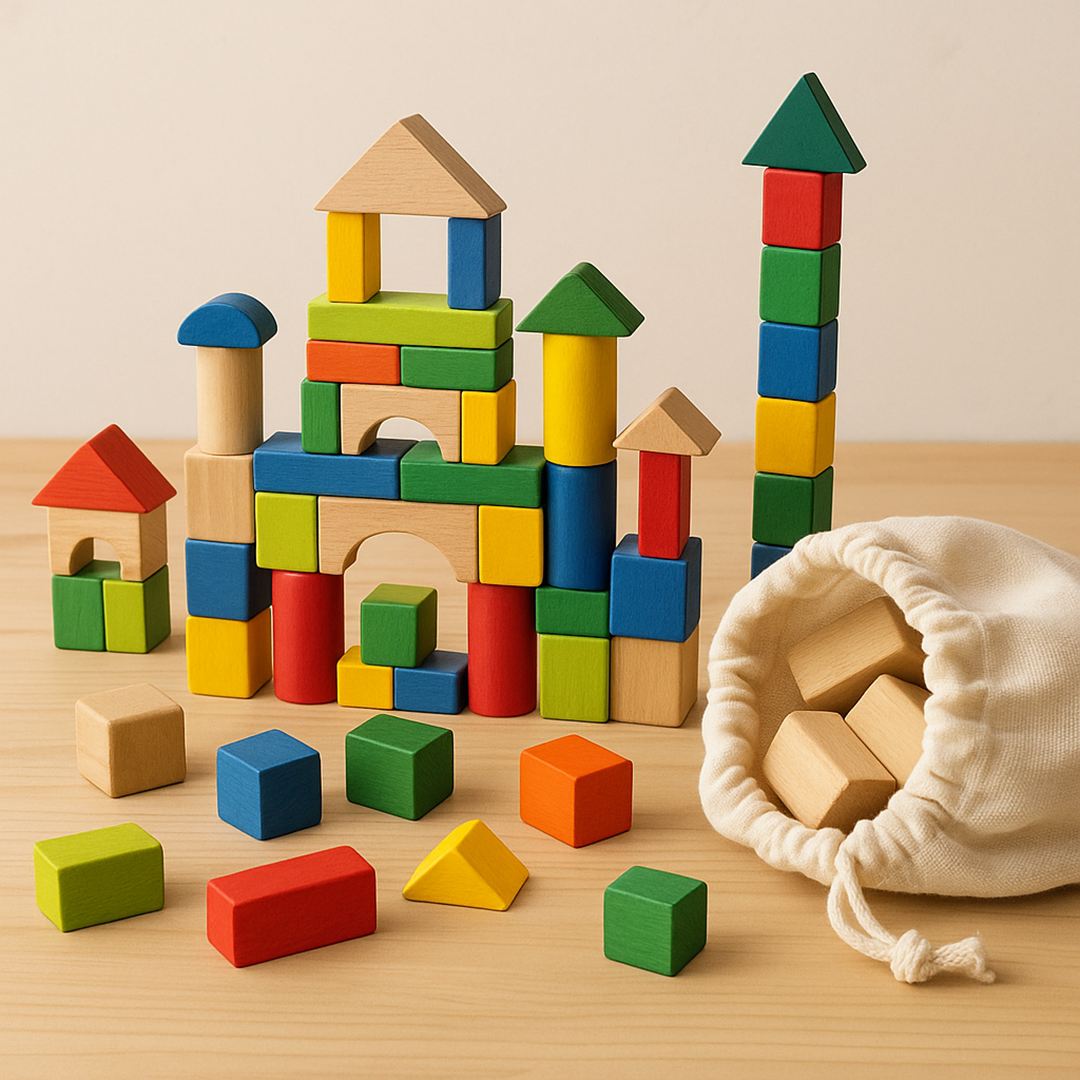 Kreative Bausteine für Kinder – Holzkonstruktionsset