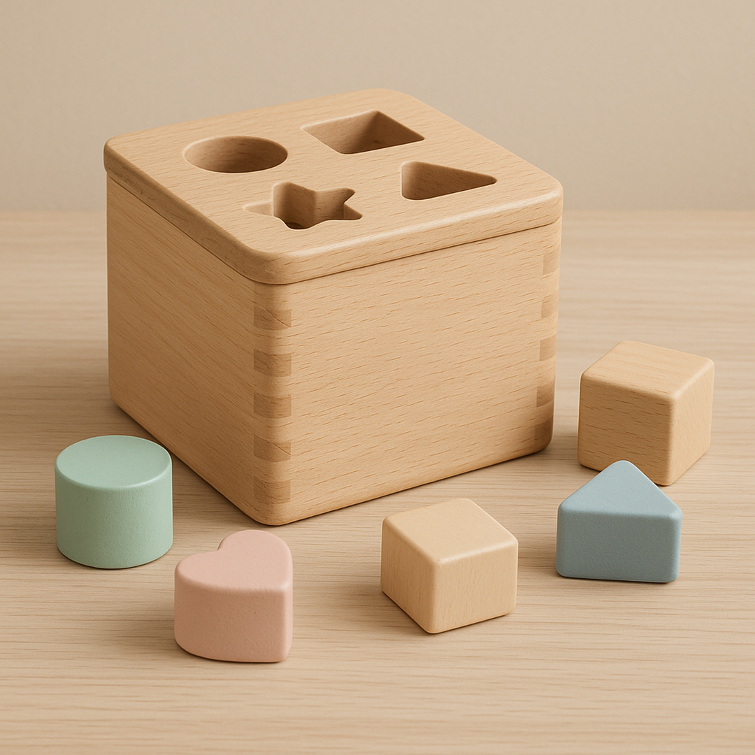 Formensortierset aus Holz für Kinder