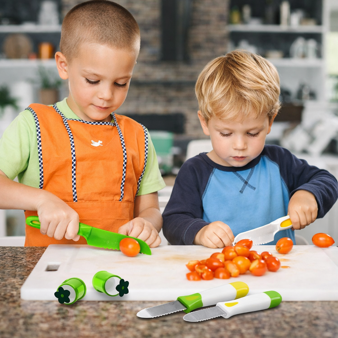 Kinderküchen-Spielset – Sichere Schneidwerkzeuge und kinderfreundliches Zubehör