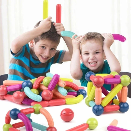 Magnetische Baustäbe - Kreatives Konstruktionsspielzeug