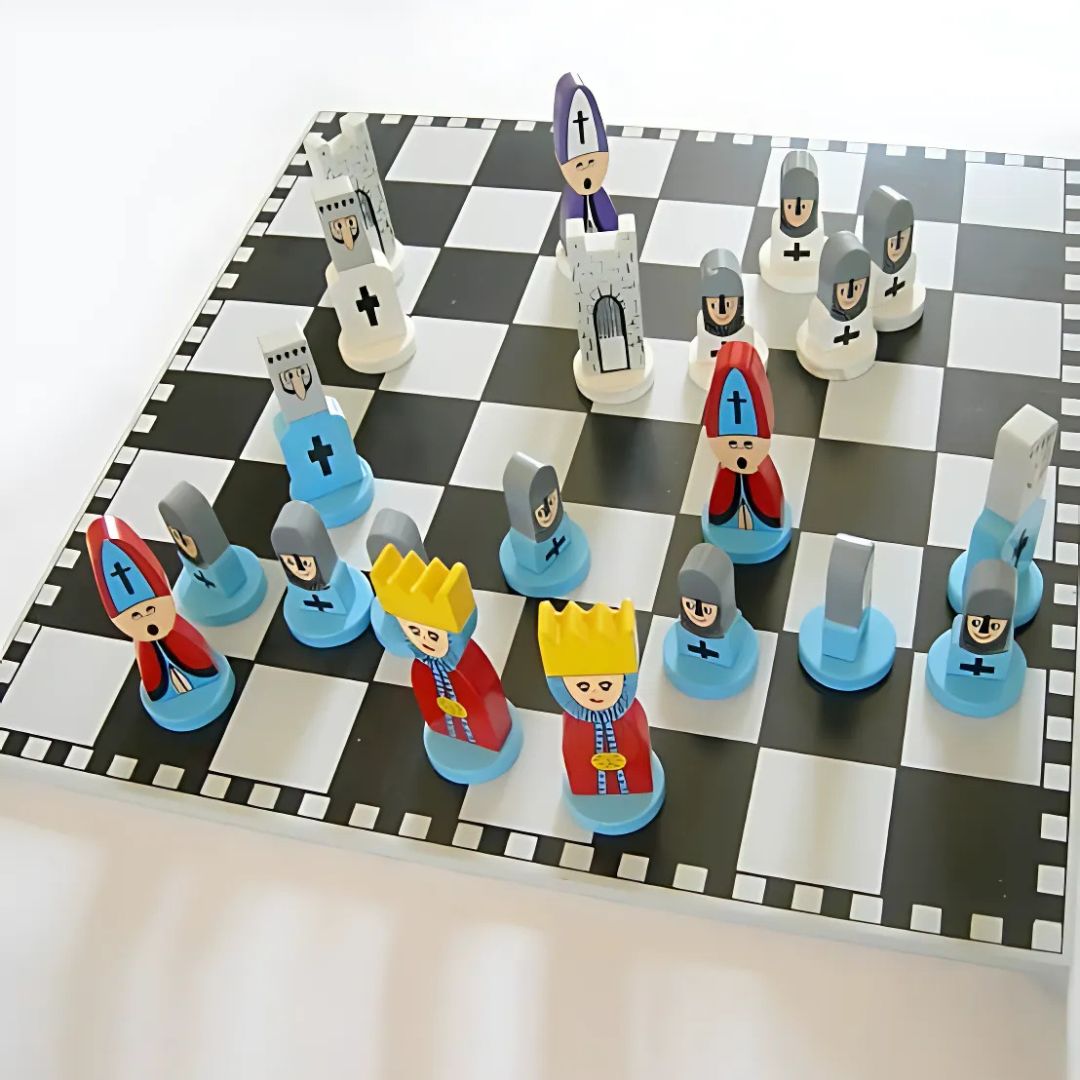 Schachspiel aus Holz für Kinder – Ein spaßiges Spiel zur Förderung der strategischen Denkfähigkeiten