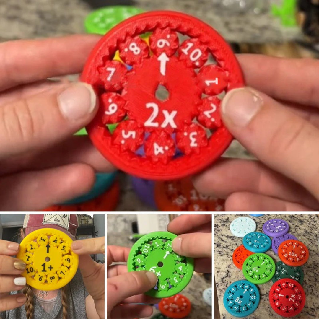 Zählspinner-Set - Bildungs-Spielzeug für Mathematik