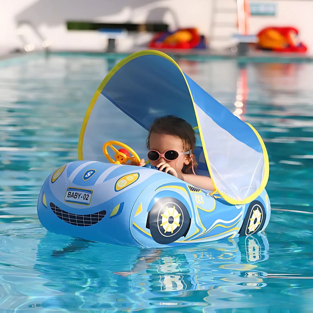 Schwimmring für Säuglinge mit Sonnendach – Sicheres und Spaß im Wasser