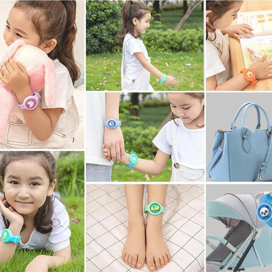 Natürliches DEET-freies Mückenabwehr-Armband für Kinder