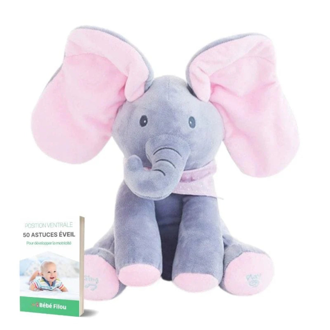 Plüsch-Musikalischer Elefant Versteckspielzeug