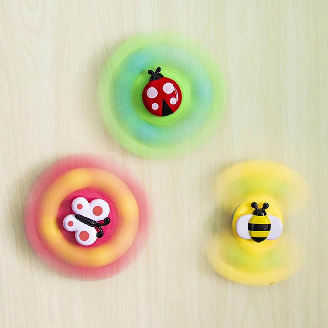 Drehendes Saugnapfspielzeug – Fesselndes sensorisches Spiel für Babys