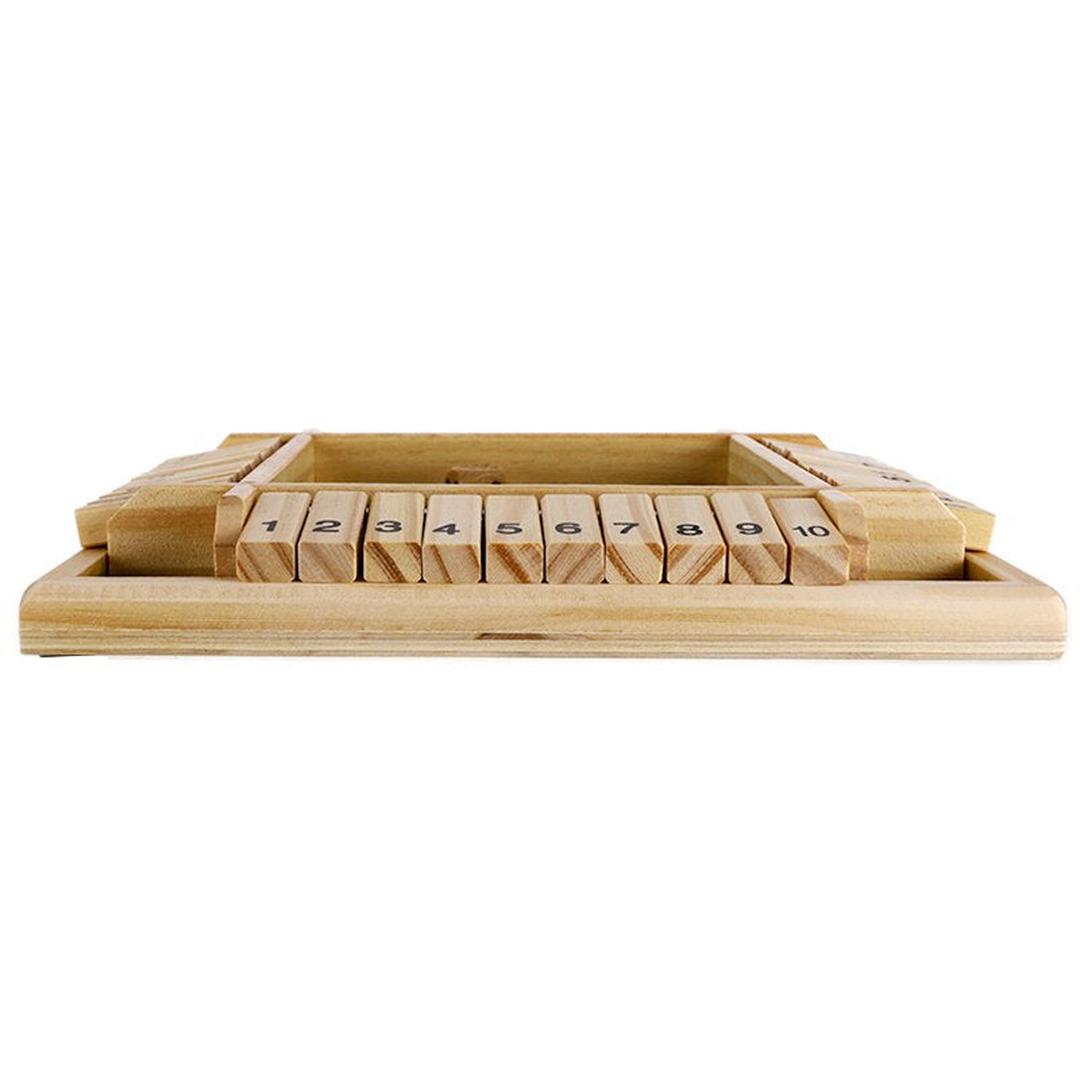 Klassisches Familienspiel: Holz Shut the Box