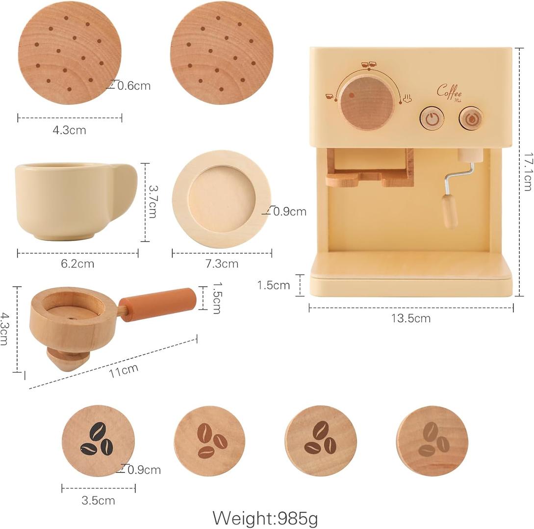 Kinder Holz Kaffee- und Teespielset – Café-Erlebnis