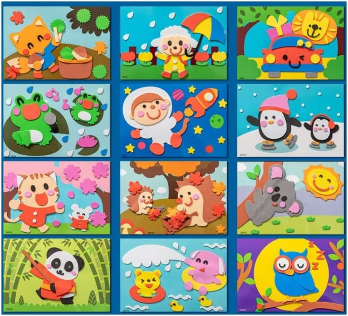 DIY 3D Schaumstoff-Puzzle-Set - Kreatives Bastelset