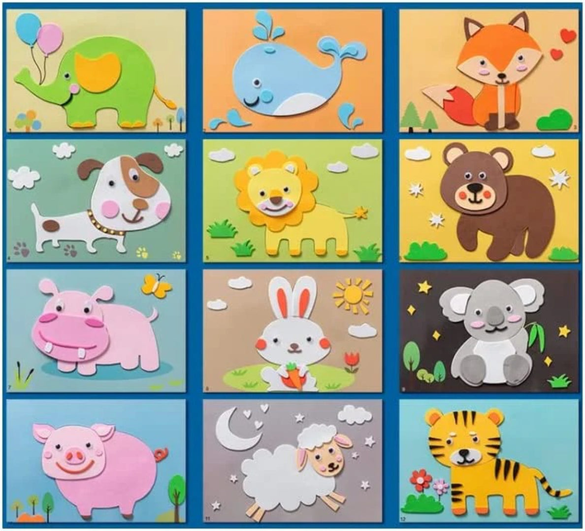 DIY 3D Schaumstoff-Puzzle-Set - Kreatives Bastelset