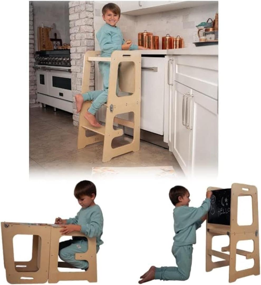 4-in-1 Bildungs-Kletterturm für Kleinkinder – Spaß und Lernen kombiniert