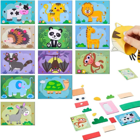 DIY 3D Schaumstoff-Puzzle-Set - Kreatives Bastelset