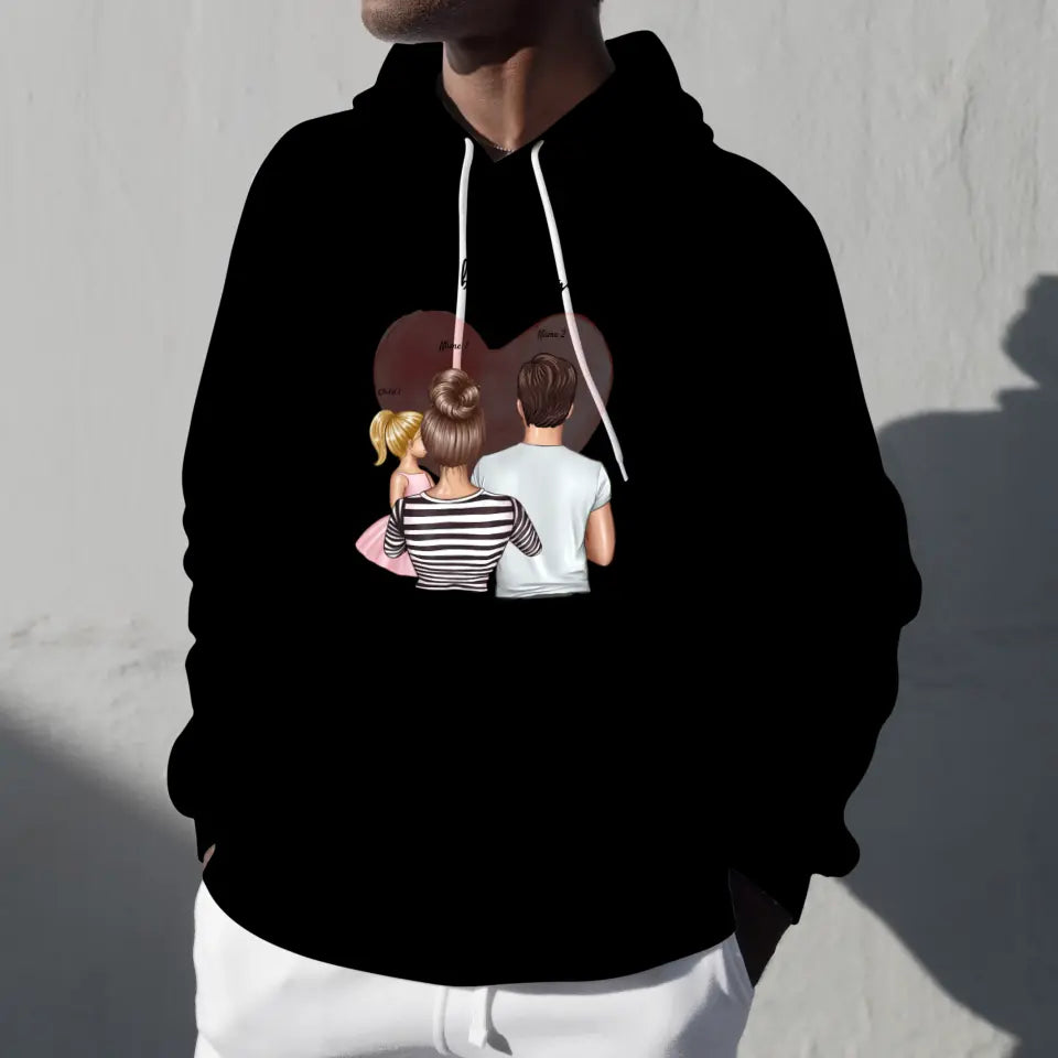 My Family - Personalized Hoodie (Up to 4 Children)