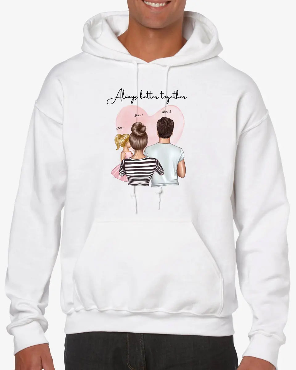 My Family - Personalized Hoodie (Up to 4 Children)