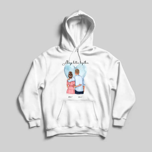 Best couple hug - Personalized Hoodie