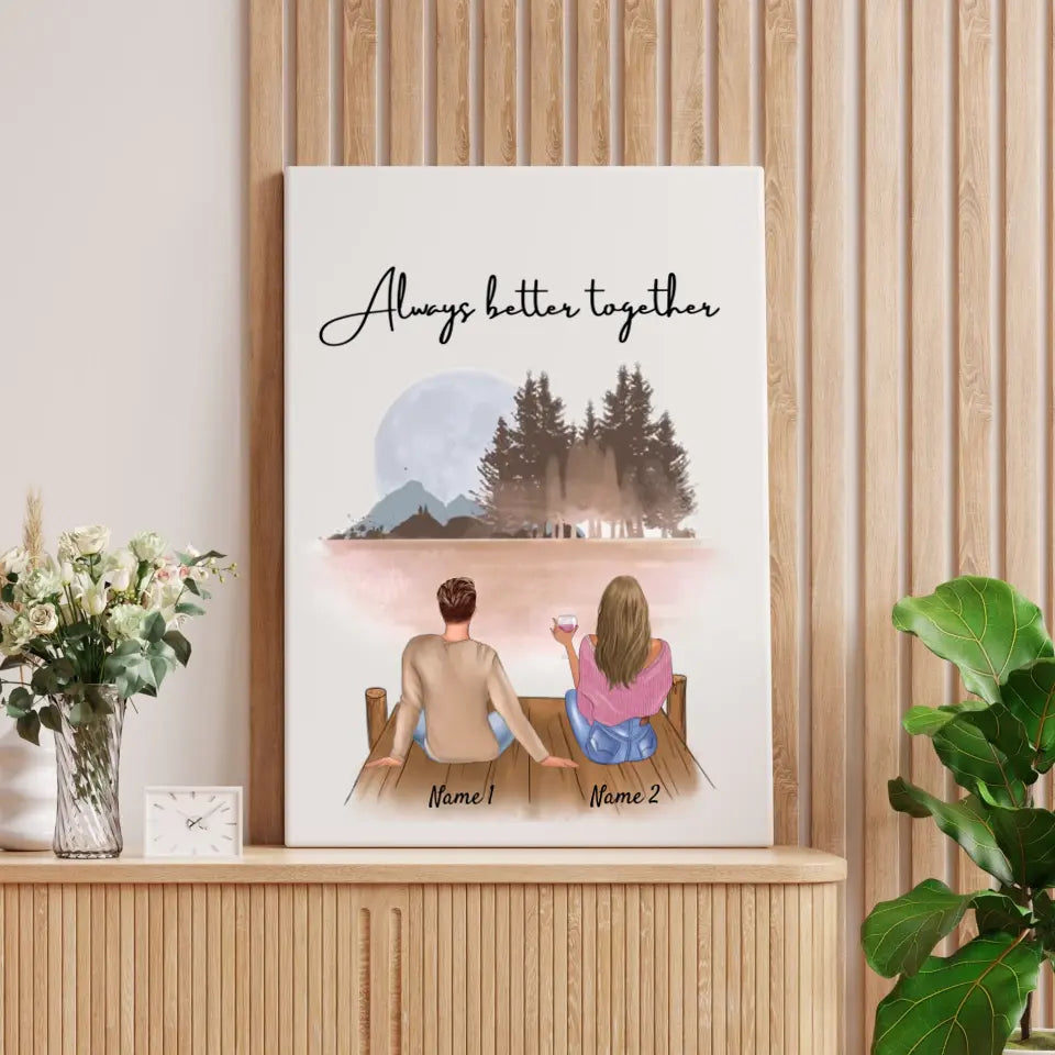 Brother & Sister - personalized poster