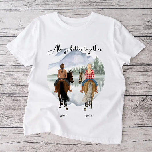 Best Horse Girlfriends - Personalized T-shirt