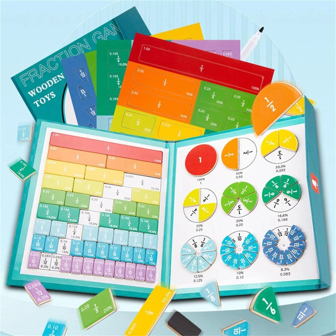 Magnetisches Bruch-Lernset - Bildungs-Mathematik-Tool