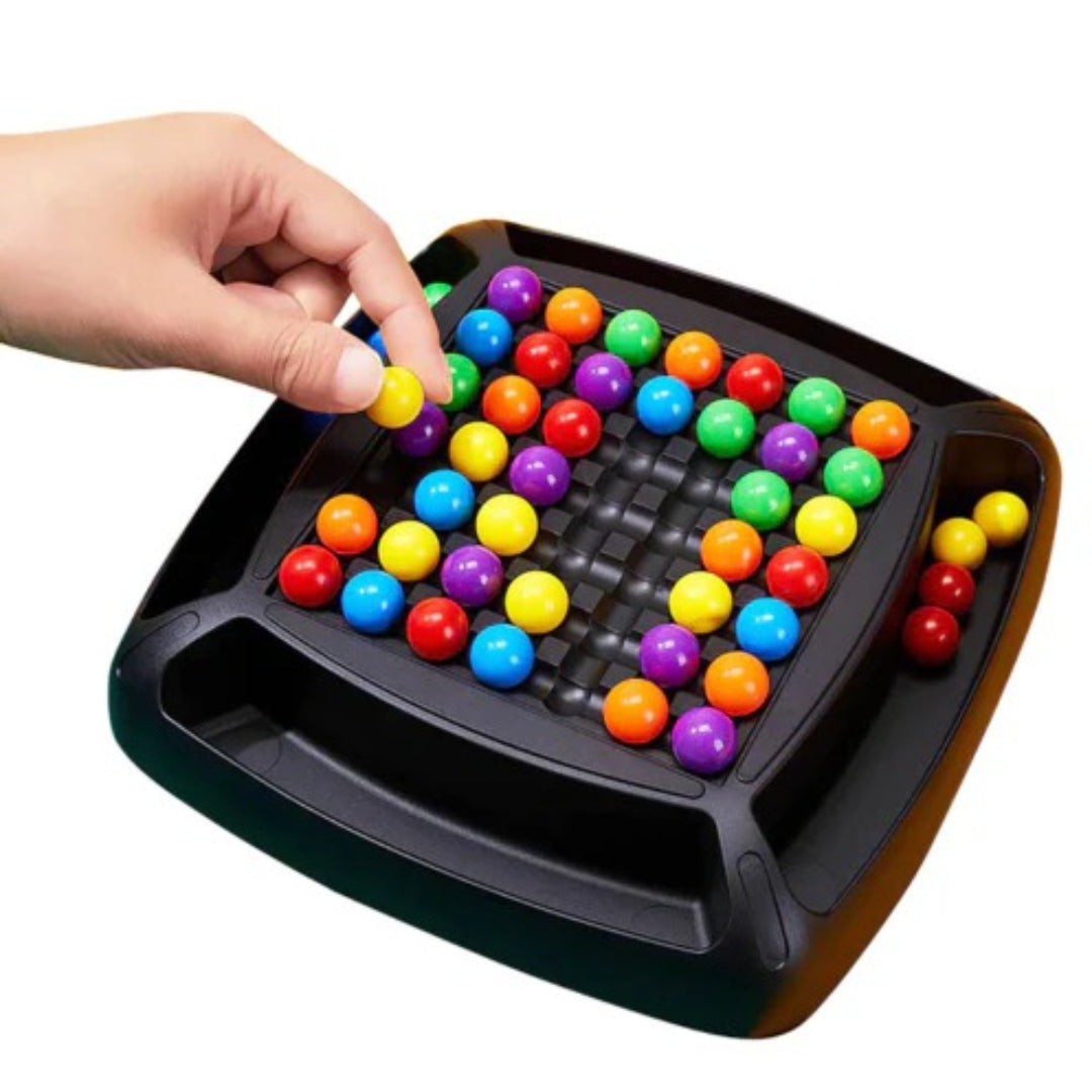 Regenbogen Logik Puzzle: Farbmatching-Herausforderung