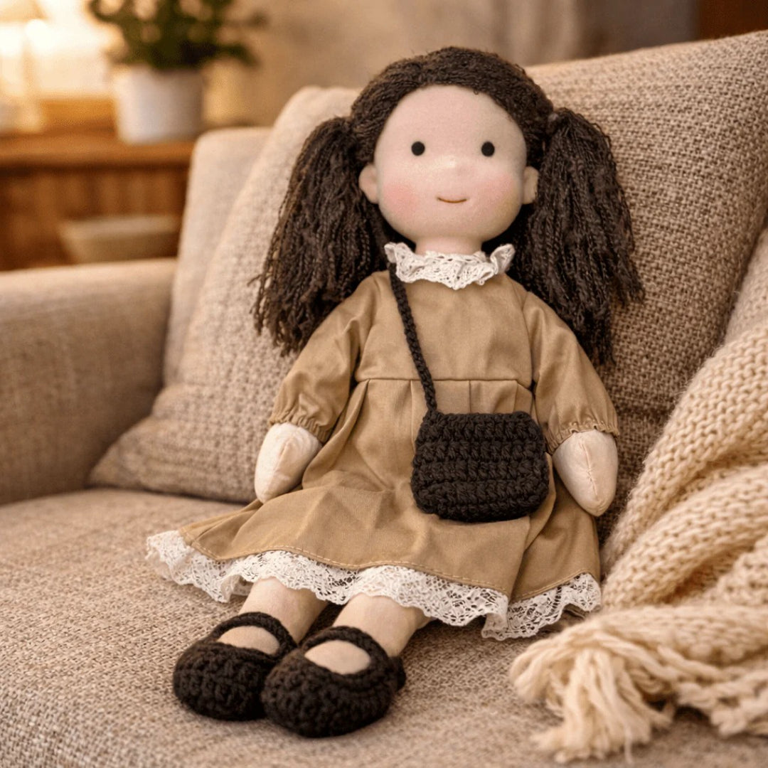 Weiche Baumwolle Handgemachte Waldorf Puppe – Perfekt für die Spielzeit