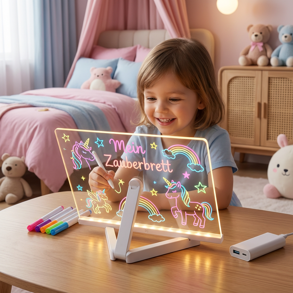 Creative Glow | LED Drawing Board with Bright Lighting | Reusable Surface for Kids' Endless Fun 0
