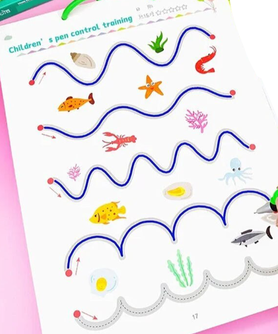 Creative Learning | Writing Exercise Book Set with Wipeable Pages | Engaging Activities for Endless Practice 3