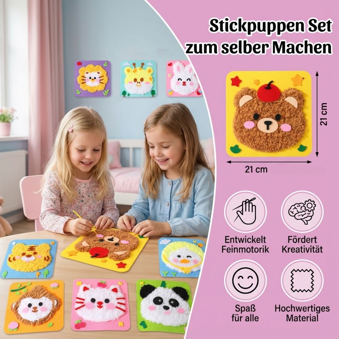Creative Puppet Craft Kit | Easy Instructions for Imagination & Fine Motor Skills 5