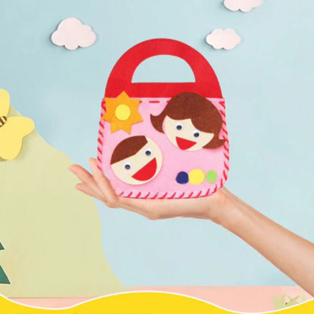 DIY-Handtaschen-Nähset für Kinder – Kreativer Spaß für junge Designer