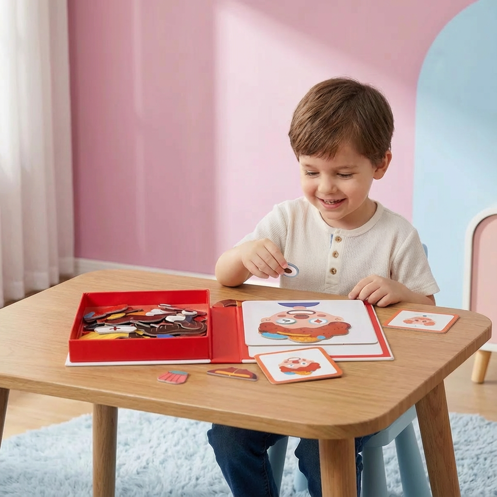 Emotional Learning Puzzle | Educational Toy with Colorful Pieces | Interactive Learning Toy for 3-4 Year Olds 1