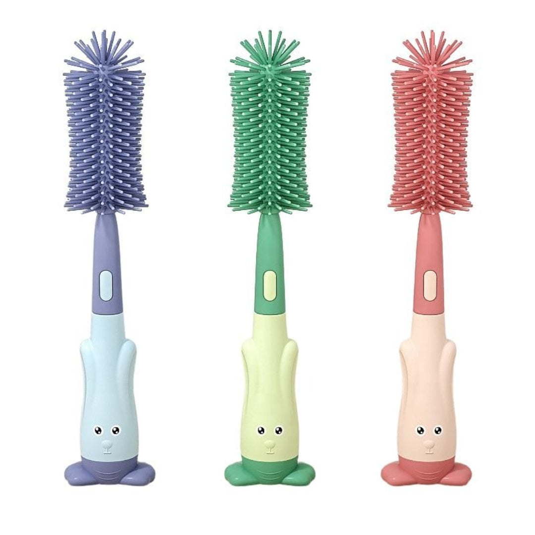 3-in-1 Silikon Flaschenbürsten Reinigungsset