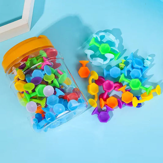 Farbenfrohes Sauger-Spielzeug für Kinder – Fesselnde Saugelemente