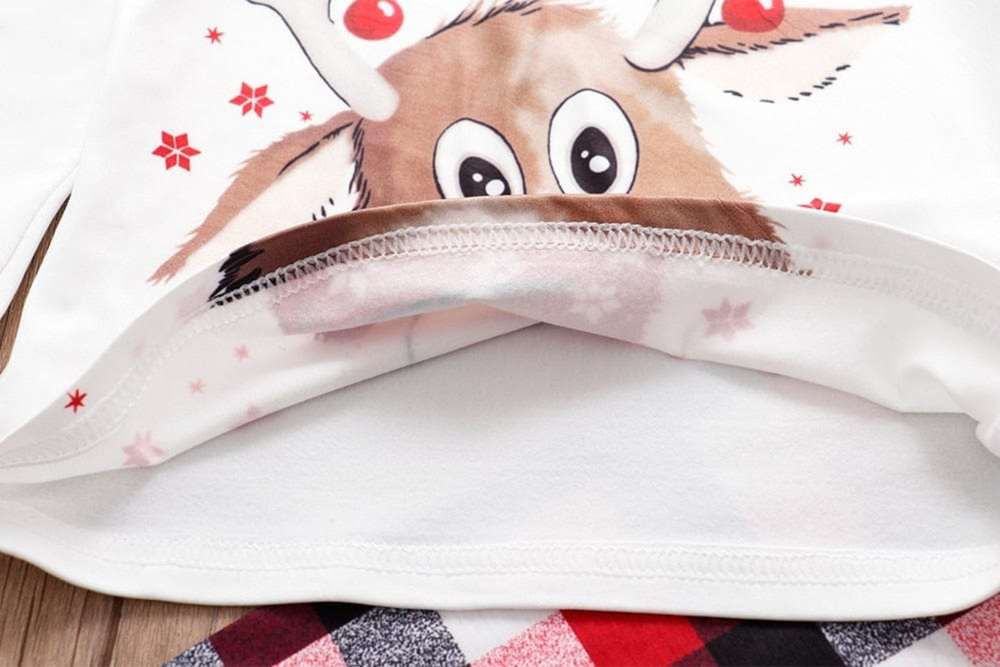 Rentier-Themen Familien-Weihnachtsoutfit Set