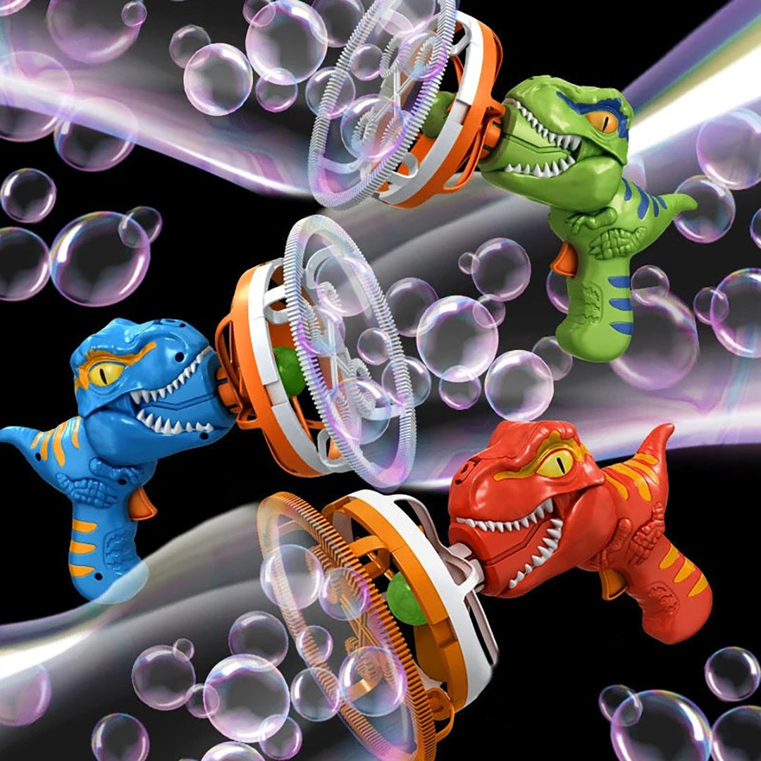 Dinosaurier Seifenblasen-Blaster – Spaß im Freien für Kinder