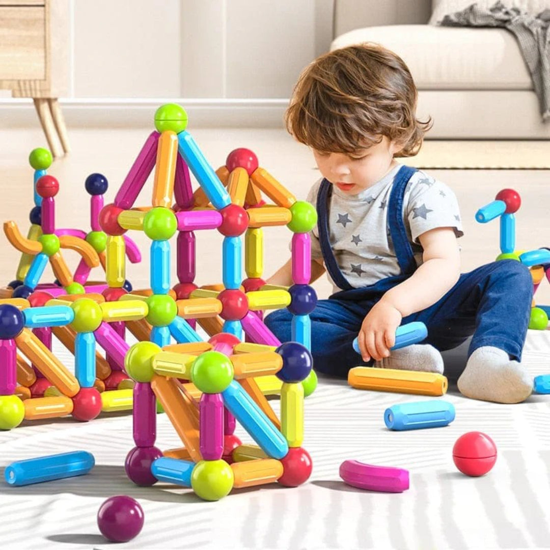 Magnetisches Bauklötzchen-Set
