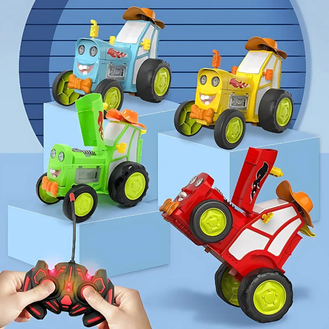 Cartoon-Stil Spielzeugtraktor - Lustiges landwirtschaftliches Fahrzeug