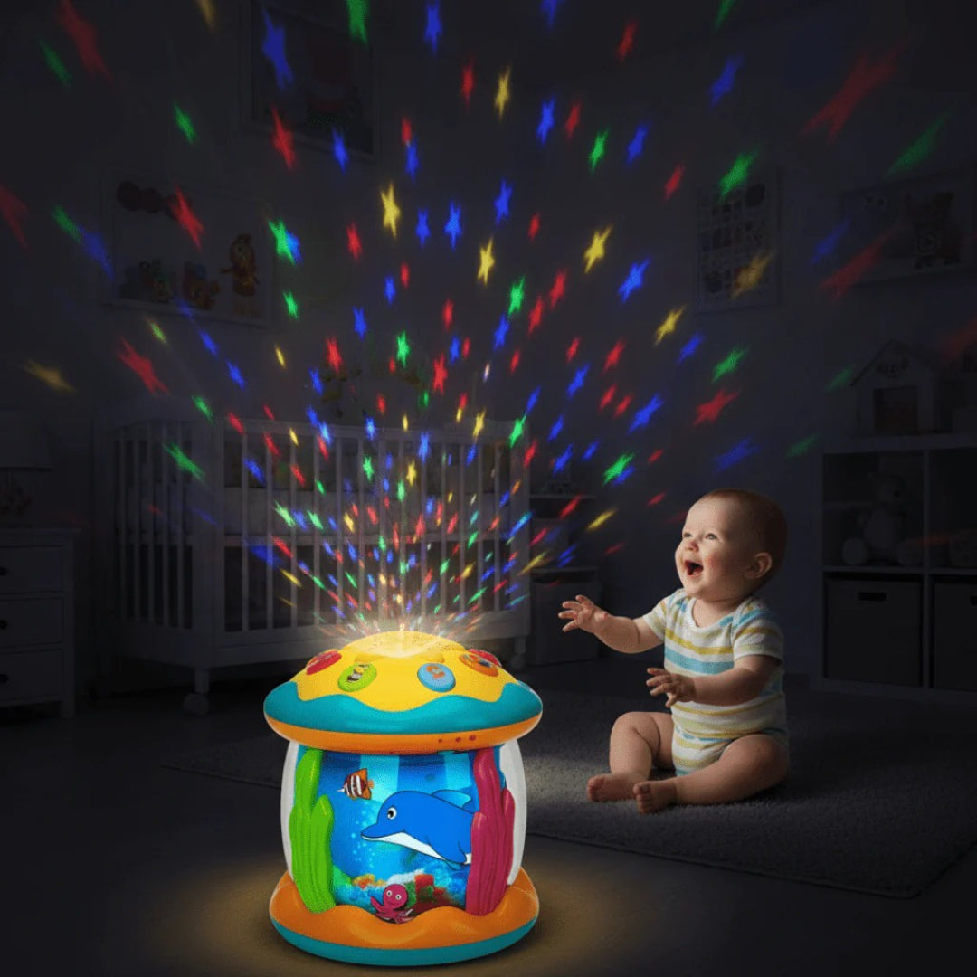 Licht- und Klangmusikinstrument für Kleinkinder