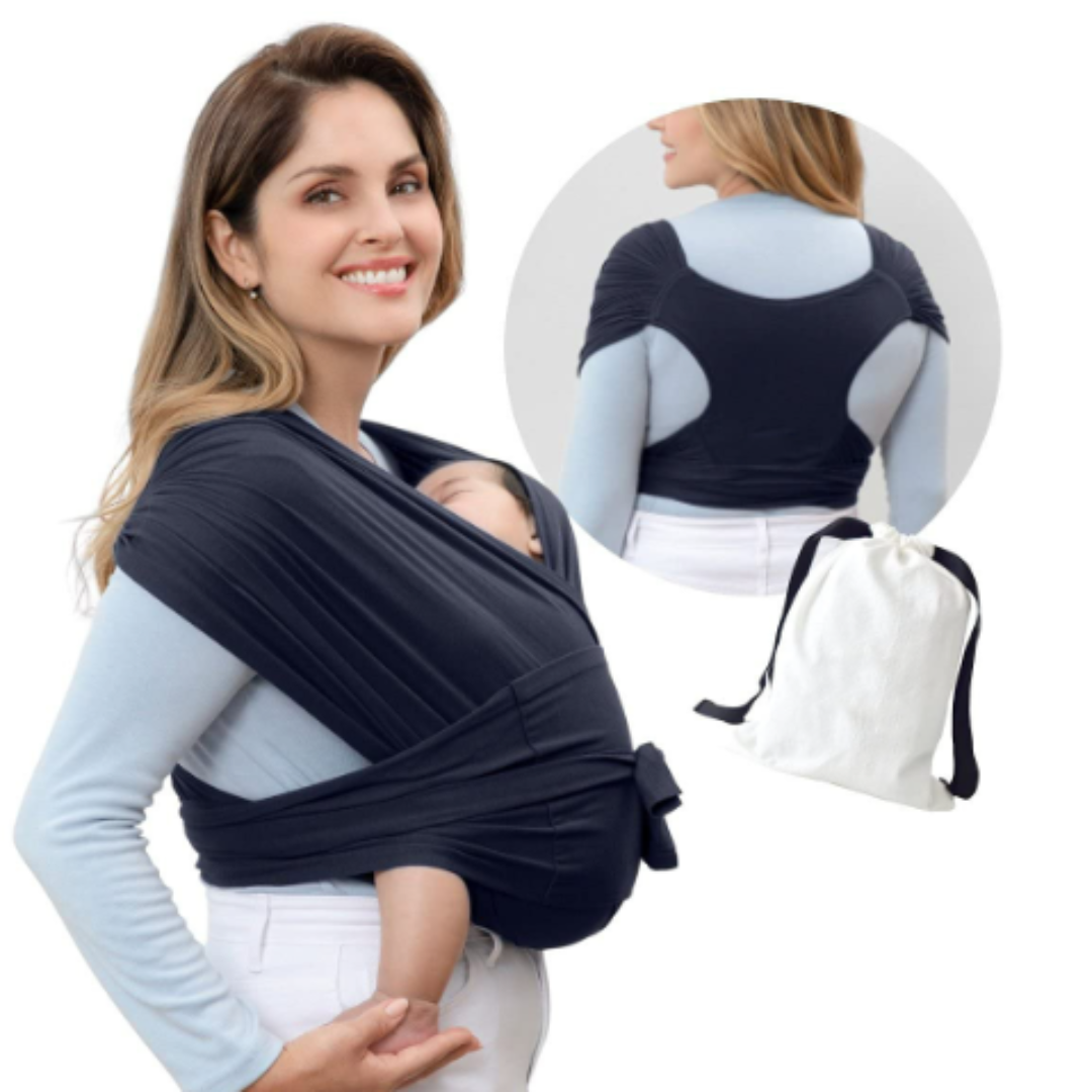 Ergonomisch gestalteter Baby-Tragewickel