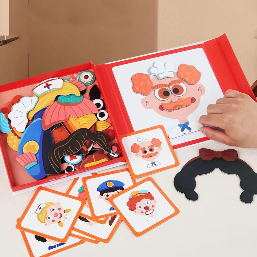 Gesichtsausdruck-Puzzle für Kinder – Lustiges und lehrreiches Spielzeug