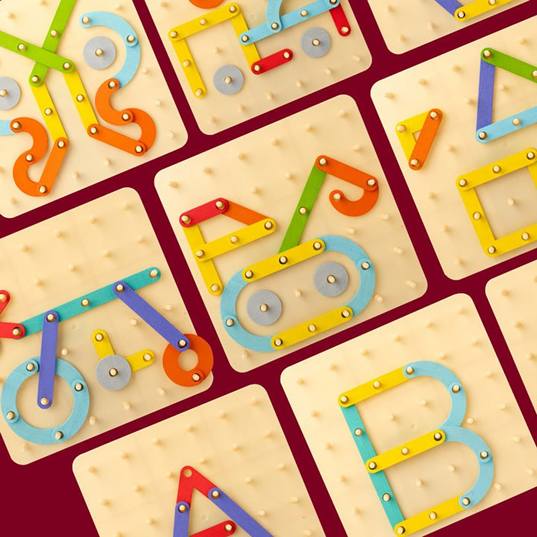 Montessori Puzzlebrett – Inspirierendes kreatives Spielen und Denken für Kinder